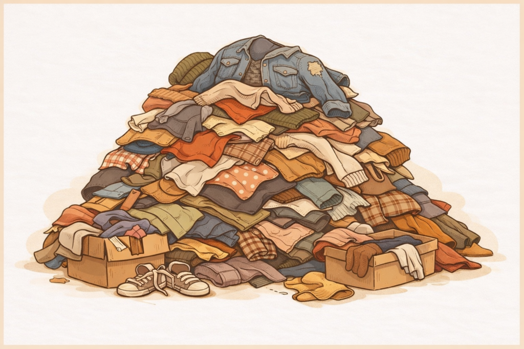 Pile de vêtements | à Personnaliser